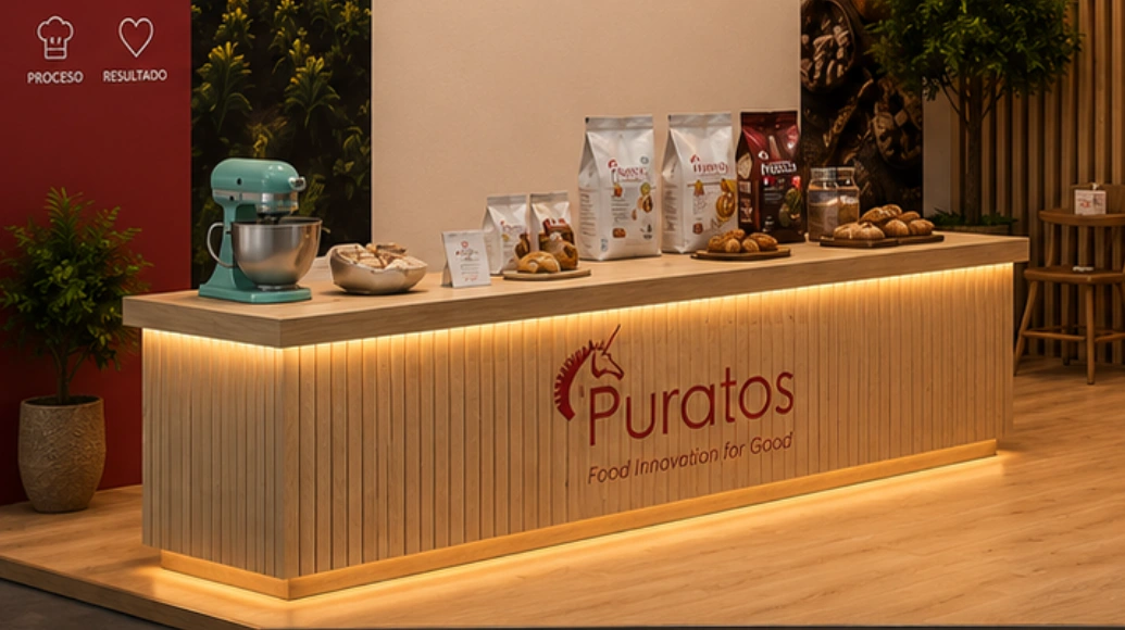 Propuesta de mobiliario de marca Puratos