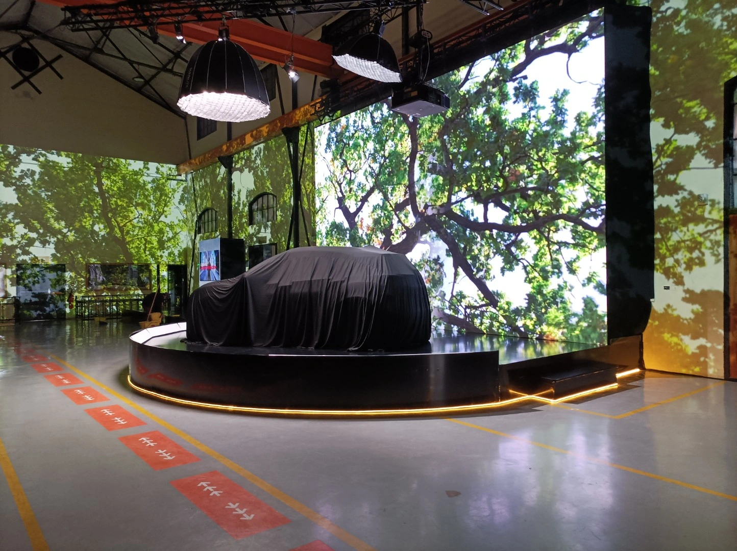 Escenario de lanzamiento de vehículo
